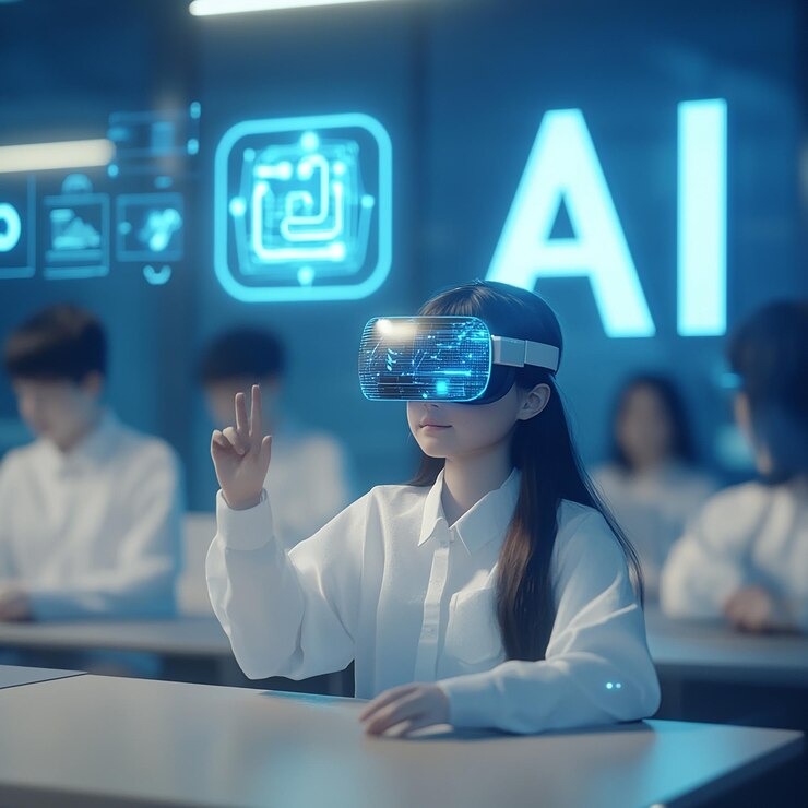 AI Conversation Illustration