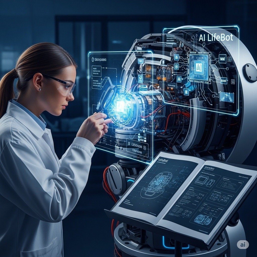 AI Conversation Illustration