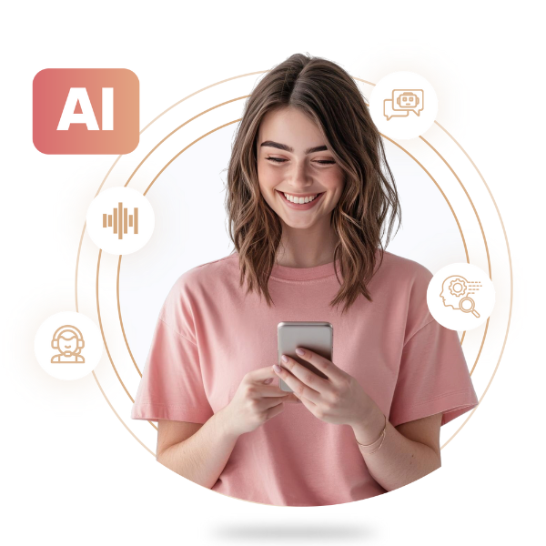 AI-powered conversational agents and co-pilot dashboard interface